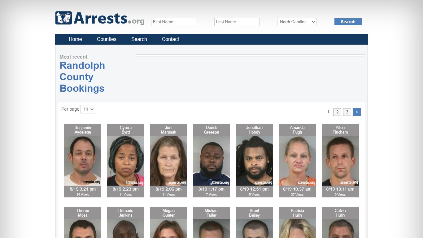 Randolph County Arrests and Inmate Search